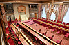 Le pupitre du président de la Chambre a laissé sa place aux trônes du futur couple grand-ducal. (Photos : fabrizio pizzolante)