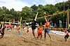 Le tournoi de beach-volley propose un spectacle sur le terrain et autour avec de nombreuses animations.