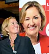 Paulette Lenert est apparue tout sourire à l'issue de la soirée électorale. (photo Hervé Montaigu)