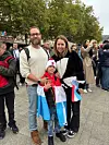 Balázs, Eniko et leur fils Donát, 9 ans.