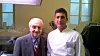 Le Maître Gualtiero Marchesi avec le Chef Matteo Rossatto