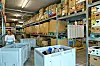 Le hangar compte 652 emplacements de palettes, sans compter le stock.