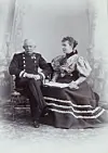 Adelheid-Marie et Adolphe de Nassau-Weilbourg, premier Grand-Duc de Luxembourg.