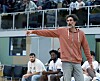Franck Mériguet n'a pas du tout apprécié l'attitude de son équipe en première mi-temps, contre les Musel Pikes.