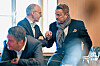Les discussions entre le CSV du formateur Luc Frieden (à g.) et le DP du Premier ministre sortant, Xavier Bettel, continuent d’avoir lieu dans un esprit «constructif et respectueux».