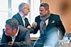 Les discussions entre le CSV du formateur Luc Frieden (à g.) et le DP du Premier ministre sortant, Xavier Bettel, continuent d’avoir lieu dans un esprit «constructif et respectueux».