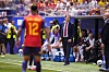 Sous la direction de Garcia, la Belgique a atteint les quarts de finale de la Coupe du monde, où elle a été éliminée par l'Espagne (2-1), future championne.