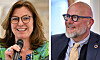 Tilly Metz et Marc Angel n'étaient pas particulièrement bien placés selon les sondages. (photos archives Editpress)