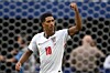 L'Anglais Jude Bellingham a inscrit ses 5e et 6e buts de la compétition, samedi contre la Norvège.