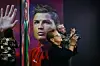 Portrait de Cristiano Ronaldo dans le musée qui lui est consacré à Funchal, le 29 avril 2016.