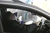 Un centre de dépistage Covid en drive a été monté, début mars, à la frontière de la Brême d’Or à Sarrebruck, afin de tester les automobilistes entrant en Sarre.