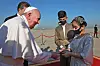 Le pape François repart d'Irak en ayant marqué les esprits et la communauté internationale en faveur de la paix (photo : AFP).