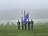 La cérémonie s'est déroulée au cimetière américain à Luxembourg-Hamm. (photo ambassade des États-Unis)
