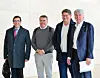 La délégation de la CGFP lors de l'entame de la tripartite, mardi dernier, emmenée par le président Romain Wolff (à d.).