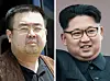 Kim Jong-Nam (G), le 4 mai 2001, et Kim Jong-Un (D), le 10 mai 2016.