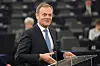 Le président du Conseil européen Donald Tusk au Parlement européen à Strasbourg, le 15 mars 2017.