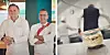 Cyril Molard (à g.) ne se contente pas d’envoyer une recette toute faite, il l’élabore avec les chefs Sodexo. (Photos : Sodexo)