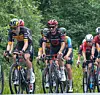 Luc Wirtgen (au c.) est heureux de reprendre le rythme de la course