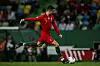 Cristiano Ronaldo a chipé un ballon précieux à Chanot vendredi soir, en match de qualification de l'Euro Portugal-Luxembourg (Photo : AFP).