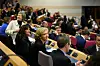 Valérie Pécresse lors de l'élection à la présidence de la région Ile-de-Frane le 18 décembre 2015 à Paris.