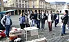 À 18h30, mercredi, ils n’étaient qu’une petite quinzaine à avoir rejoint la place de la Comédie à Metz.