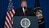 Le président Trump a affirmé que l'Amérique était 'synonyme de justice' et a appelé les 'nations civilisées' à mettre fin au bain de sang en Syrie.