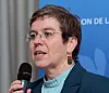 La ministre de la Santé, Martine Deprez, qui porte elle-même des lunettes, n’est pas opposée à un meilleur remboursement. La CNS décidera. (photo Hervé Montaigu)