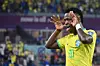 Vinicius, extrêmement incisif toute la soirée, s'est procuré la plus belle occasion de la première période