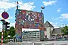 Le panneau de la Schueberfouer a déjà été installé à l'entrée du glacis.