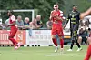 17.09.2023, Fussball BGL Ligue 2023-2024, Luxemburg, Niederkorn, Stade Jos Haupert, Progres Niederkorn (LUX) - Victoria Rosport (LUX) vl: Jubel Andre Redekop (Victoria Rosport - 11)