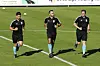 Pas de temps morts pour les arbitres non plus.