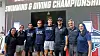 Rémi Fabiani (au c.) peut avoir le sourire. Il a écrit l’histoire de son université lors de ces championnats NCAA.
