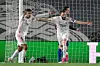 Le Real Madrid (photo), le FC Barcelone comme la Juventus Turin ont toujours refusé de déposer les armes et défient encore l'UEFA. (archives AFP)