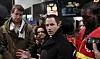 Benoît Hamon s'est entretenu une demi-heure avec plusieurs salariés et avec le manager, solidaire de ses employés.