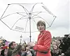 La Première ministre d'Écosse, Nicola Sturgeon, symbolise l'attachement des Écossais à l'Union européenne. (photo AFP)
