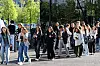 Food trucks, stands de photo, loterie : les étudiants ont dû faire de longues queues pour profiter au maximum de la journée.