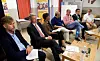 Franz Fayot (LSAP), Fernand Kartheiser (ADR), Sandrine Gashonga (déi Lénk), Gilles Baum (DP), Maurice Bauer (CSV) et Charles Margue (déi gréng) ont débattu lundi soir sous la direction de Sergio Ferreira (ASTI, au c.).