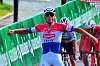 Mathieu Van der Poel a dominé Christophe Laporte et Julian Alaphilippe au sprint (capture d'écran).
