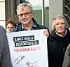 Le Groupe de travail de l’ONU invite vivement le Luxembourg à obliger le secteur financier à respecter les droits humains, à l’instar des membres d’organisations de la société civile, ici au cours d’une manifestation pour le devoir de vigilance en 2021.