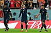 Griezmann, célébrant son but, refusé peu après.