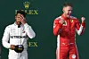 David Hamilton avait dominé les qualifications mais s'est incliné en course face à son grand rival Sebastian Vettel.