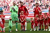 Ici avec ses équipiers du Bayern Leon Goretzka et Joshua Kimmich, aussi appelés pour le Mondial, Manuel Neuer n'a plus joué avec l'Allemagne depuis le quart de finale de l'Euro-2024 perdu contre l'Espagne.