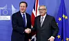 Le Premier ministre du Royaume-Uni David Cameron et Jean-Claude Juncker.