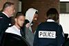 Karim Benzema à la sortie du palais de justice le 5 novembre 2015 à Versailles.