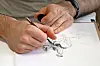 Les dessinateurs réalisaient des dessins souvent très complexes en direct pour leurs fans. Une vraie leçon.