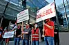 Autre contexte, même cible : en mai 2020, l’OGBL avait déjà manifesté contre une «attitude provocatrice» de la Fedil, ici dans sa branche gardiennage «Security Services».