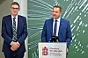 Christophe Hansen (à d.) a livré les conclusions de son échange avec les députés, avec à ses côtés Jeff Boonen, le président de la commission de l’Agriculture.
