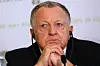 Jean-Michel Aulas milite pour la reprise des championnats de football en France. (Photo / AFP)