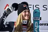 Lindsey Vonn, émue aux larmes après avoir renoué avec la victoire, sept ans après son dernier succès en Coupe du monde.