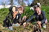 L’occasion pour les plus petits de découvrir les plantations à la ferme.